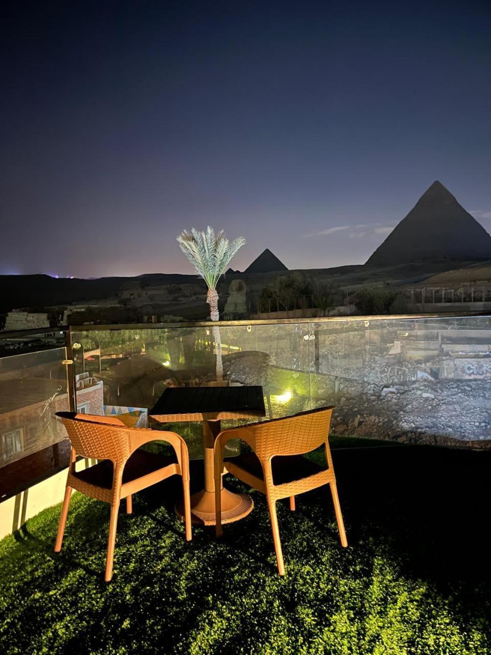 Kemet Pyramids Room View Cairo Exterior foto