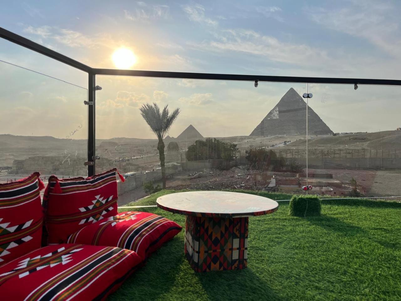 Kemet Pyramids Room View Cairo Exterior foto