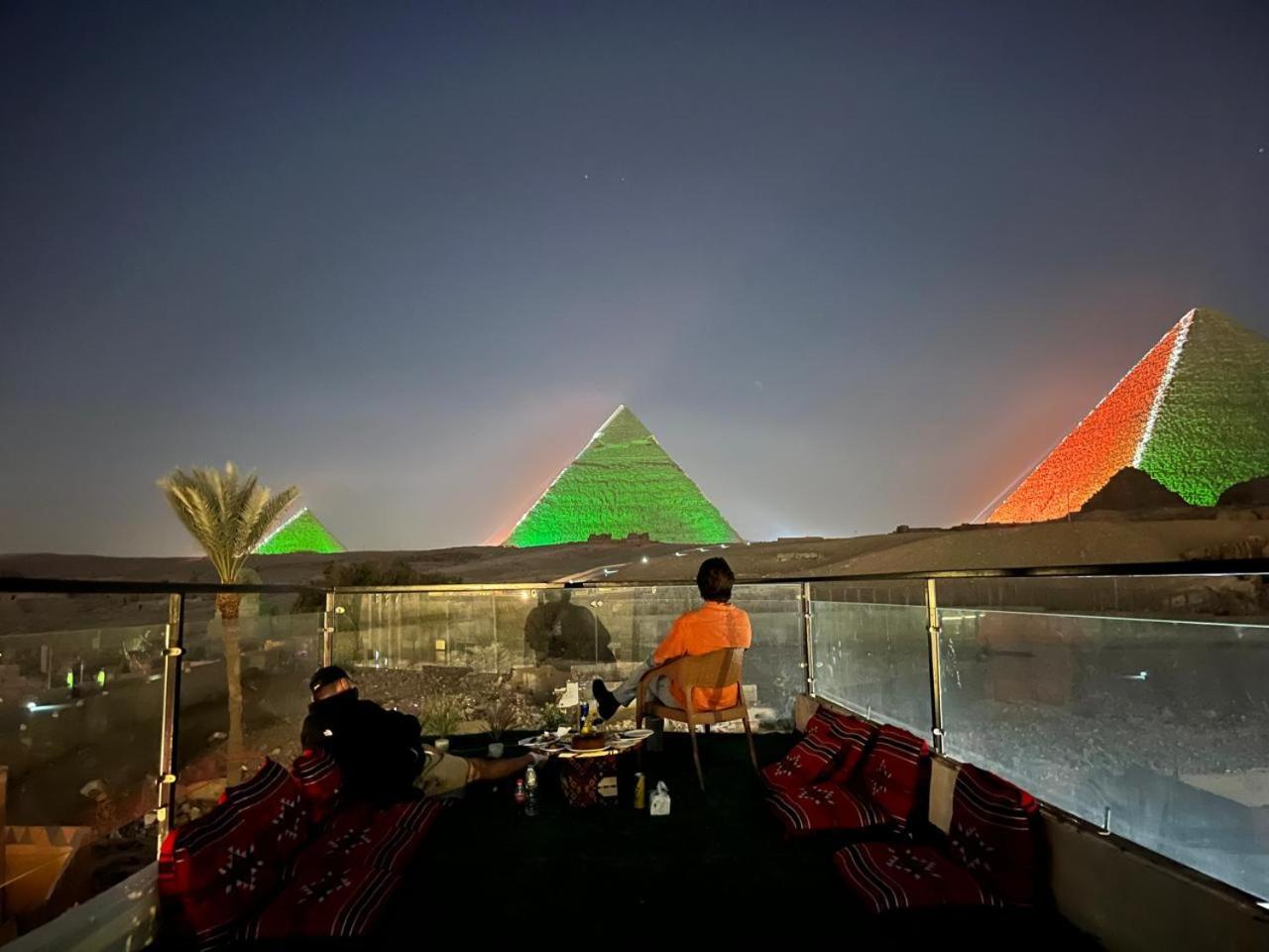 Kemet Pyramids Room View Cairo Exterior foto
